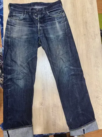 Dapper's Lot 1214 다크 블루 데님 원피스 오브 블록