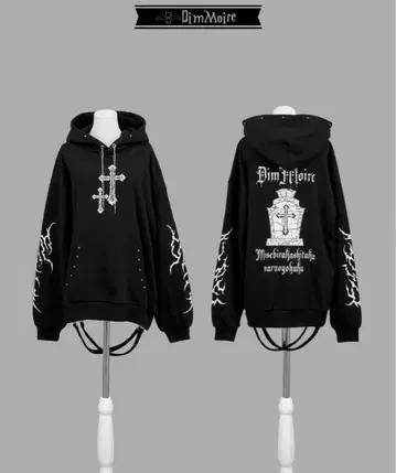 DimMoire Gothic BIG 후디 Black