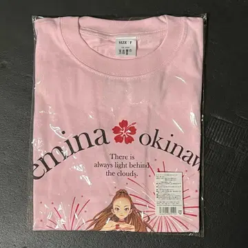 아무로 나미에 에미나 T셔츠 라이트 핑크 2022년