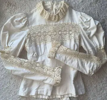 앤티크 레이스 블라우스