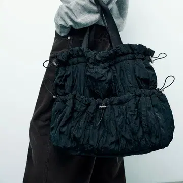 ZARA 개더 숄더백