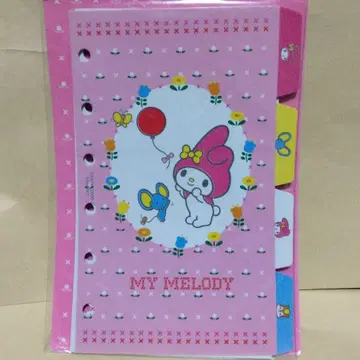 미사용 헤이세이 레트로 마이멜로디 인덱스 미니 6공 리필