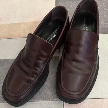 리걸 인터내셔널 컬렉션 버건디 가죽 로퍼