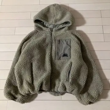 12.3 퍼스트 다운 보아 플리스 자켓 베이지 M