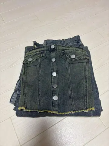 다크 그레이 데님 셋업