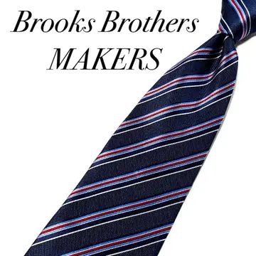 3884 컨디션 최상 브룩스브라더스메이커스 넥타이 레지멘탈