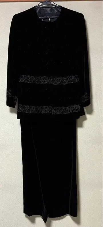 쇼와 레트로 셋업 벨로아 느낌 도쿄 블라우스 일본제 빈티지 무대 의상으로