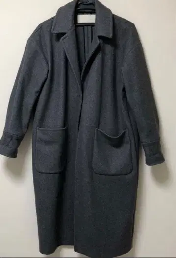 스튜디오스 롱 코트 다크 그레이