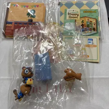 동물의 숲 너굴&밤돌이 리멘트 피규어 해피룸