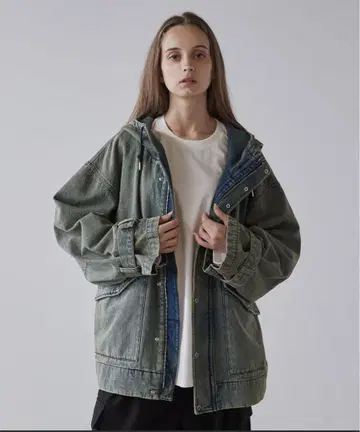 CLEL 데님 마운틴 파카