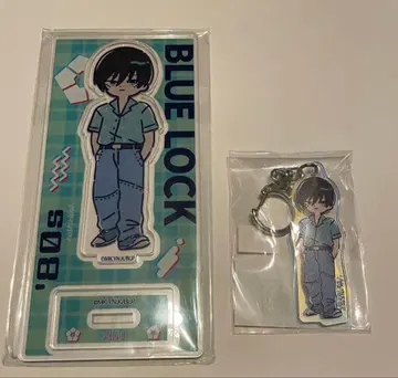 블루 록 레토팝 이토시 린 아크릴 스탠드 키링