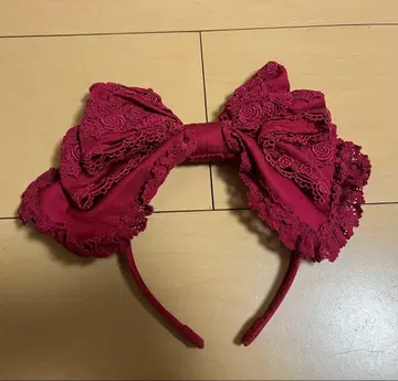 BABY 머리띠 빨간색