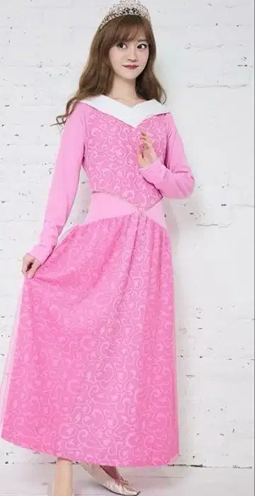 오로라 공주 룸 원피스 L 치하루 디즈니