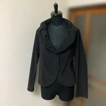 블랙 테일러드 자켓