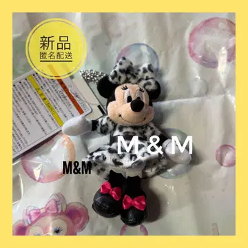 [그레이/봉제 인형 참] 레오파드 무늬 미니 디즈니 화이트