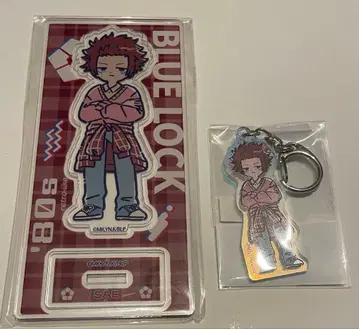 블루 록 레토팝 이토시 사에 아크릴 스탠드 키링