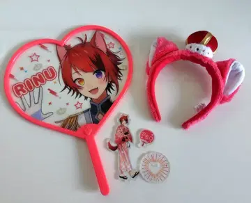 스토푸리 STPR 리이누 머리띠 부채 아크릴 스탠드 강아지