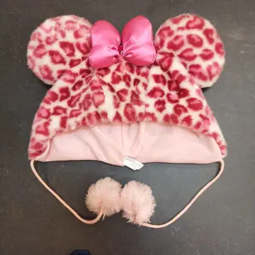 도쿄 디즈니 리조트 레오파드 무늬 미키 모자