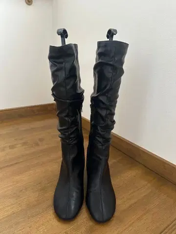 합성 피혁 롱 부츠 RANDA