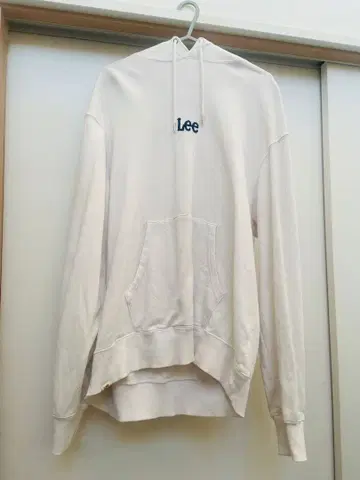 Lee 후드 부착 맨투맨 L 화이트