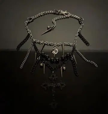 핸드메이드 목걸이 vkei 고딕 펑크 액세서리