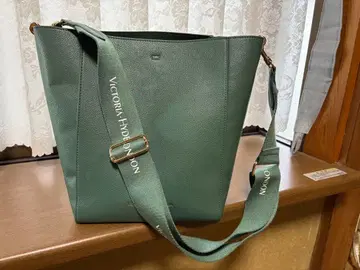 민트 그린 토트백