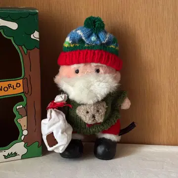 [ 새상품급 ] CHIMNEY WORLD 산타클로스 봉제 인형