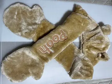 푸우 팬캡 머플러 장갑