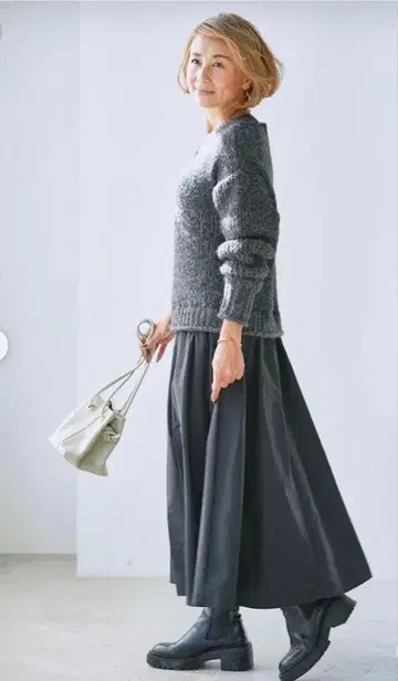 plusotoha 모헤어 x 타프타 도킹 원피스