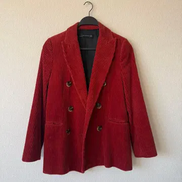ZARA 더블 자켓 코듀로이 XS