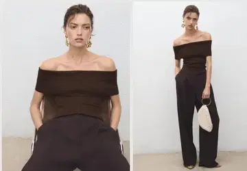 [ 택 포함 새상품 ] Mango 오프숄더