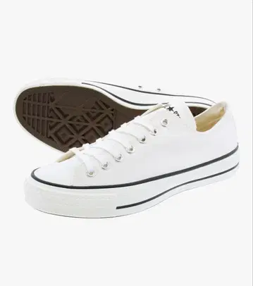 새상품 미사용 CONVERSE 사이즈 6 1/2 화이트 일본제 올스타