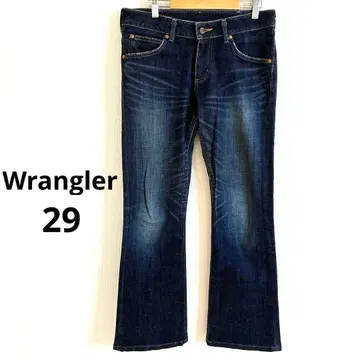 Wrangler 인디고 스트레이트 팬츠 29 랭글러