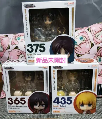 진격의 거인 넨도로이드 3체 세트 375 365 435