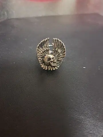 스컬 윙 반지