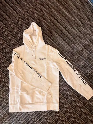 Abercrombie & Fitch 화이트 후드티