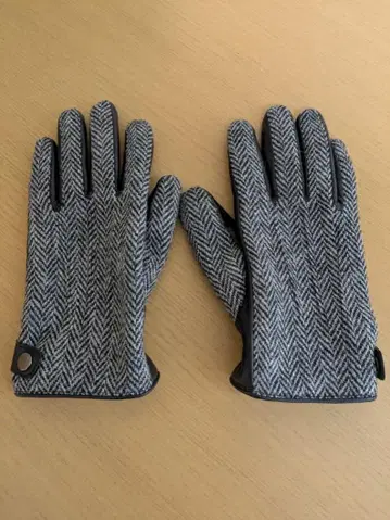 해리스 트위드 남성용 가죽 장갑