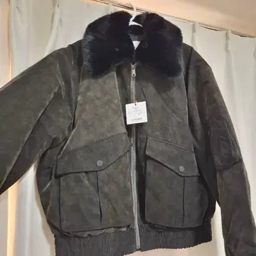 WASHED PUFFER 블루종