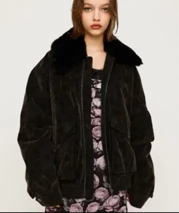 SLY WASHED PUFFER 블루종