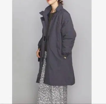 BEAUTY&YOUTH 다크 그레이 롱 코트