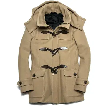 정가 136,000원 AKM 더블 멜튼 쇼트 더플 코트 M