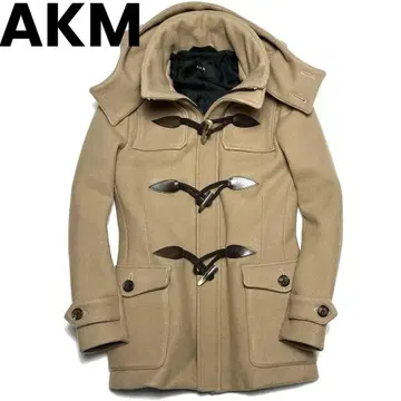 정가 136,000원 AKM 더블 멜튼 쇼트 더플 코트 M