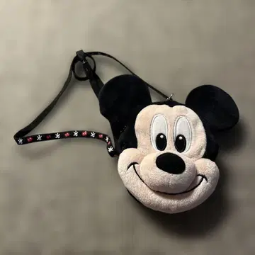 디즈니 미키 미니백 파우치 스트랩 포함 패스 케이스