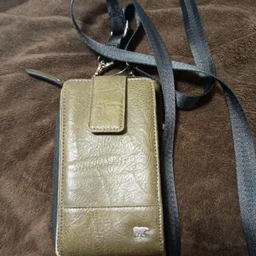 Golden Bear 스마트폰 숄더백 올리브 그린