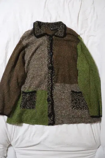 구제 니트 가디건 (80~90s)