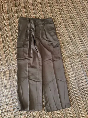 블랙 카고 팬츠