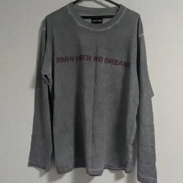 m+rc noir 마르쉐노아 워시 가공 롱T