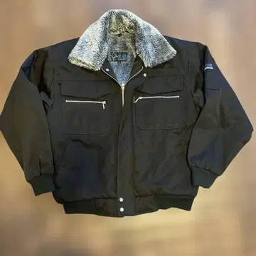 BLACK WLOF 흑랑 보아 자켓 방한복 도카잔 블랙 L