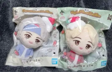 타니탄 제일복권 봉제 인형 V & 지민 2체 세트