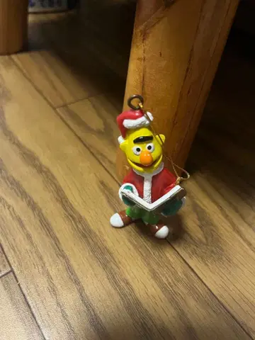 세서미 스트릿 버트 크리스마스 피규어 키링 스트랩